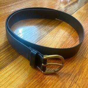 Madewell black leather belt - M